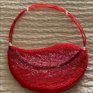 Beaded evening bag